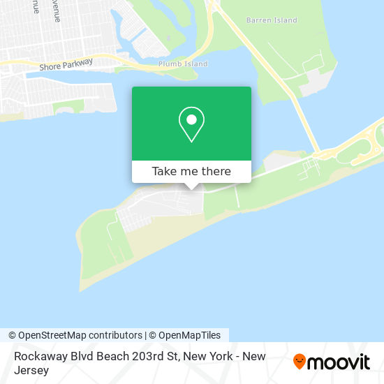 Mapa de Rockaway Blvd Beach 203rd St