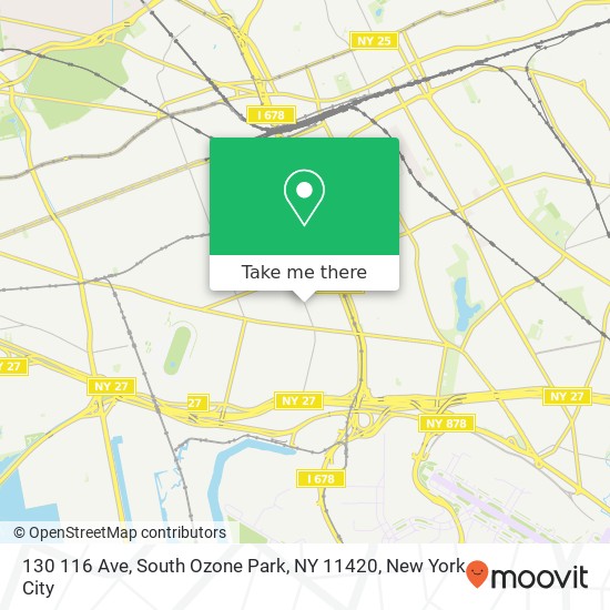 130 116 Ave, South Ozone Park, NY 11420 map