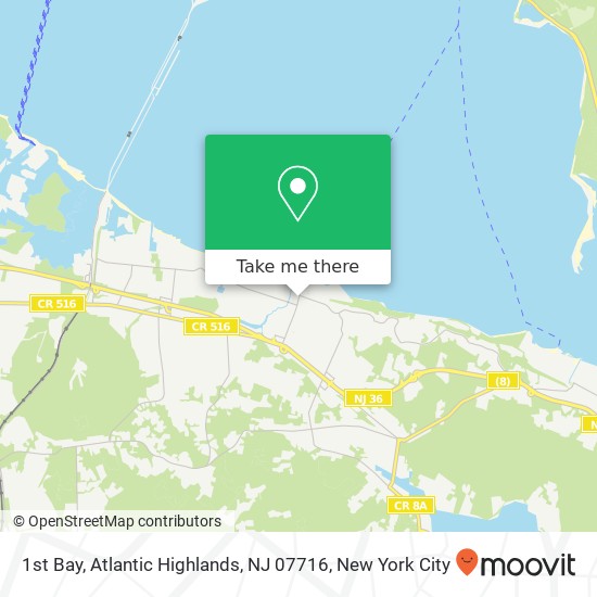 1st Bay, Atlantic Highlands, NJ 07716 map