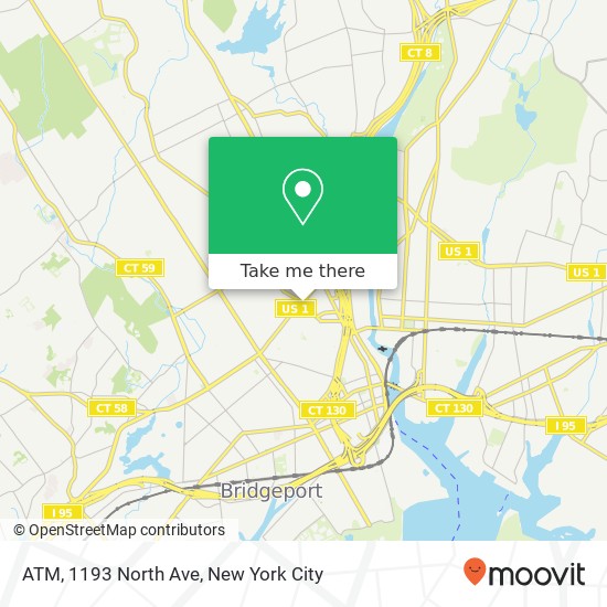Mapa de ATM, 1193 North Ave