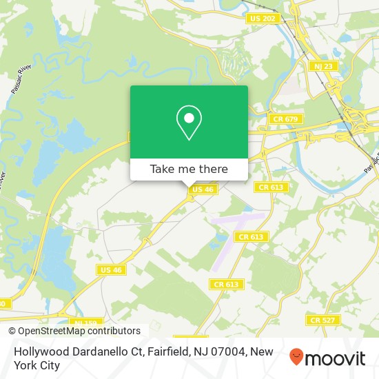 Hollywood Dardanello Ct, Fairfield, NJ 07004 map
