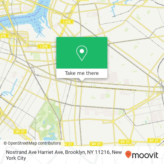 Nostrand Ave Harriet Ave, Brooklyn, NY 11216 map