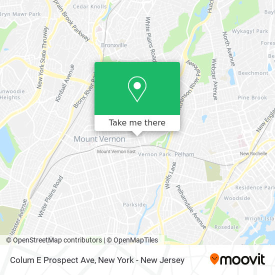 Mapa de Colum E Prospect Ave