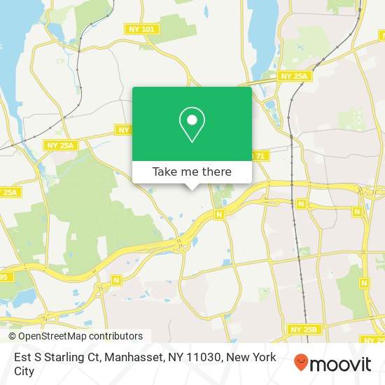 Mapa de Est S Starling Ct, Manhasset, NY 11030