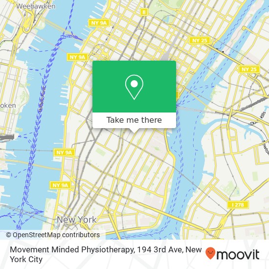 Mapa de Movement Minded Physiotherapy, 194 3rd Ave