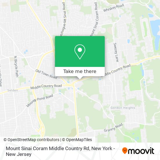 Mapa de Mount Sinai Coram Middle Country Rd