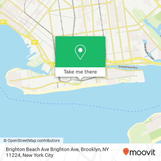 Brighton Beach Ave Brighton Ave, Brooklyn, NY 11224 map