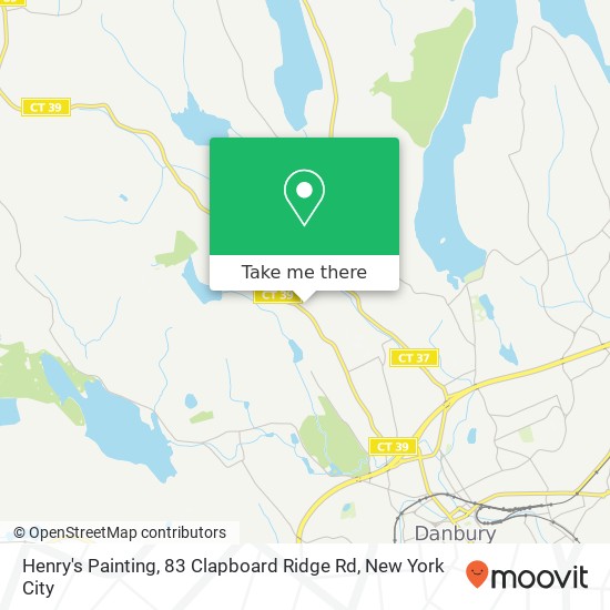 Henry's Painting, 83 Clapboard Ridge Rd map