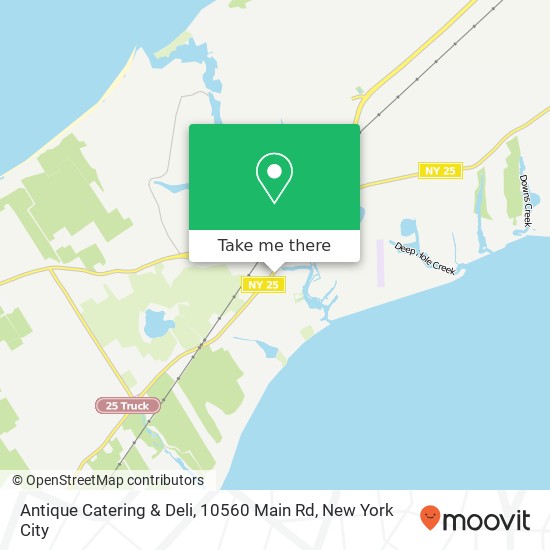 Antique Catering & Deli, 10560 Main Rd map