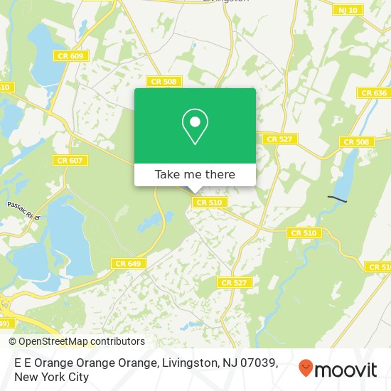 E E Orange Orange Orange, Livingston, NJ 07039 map