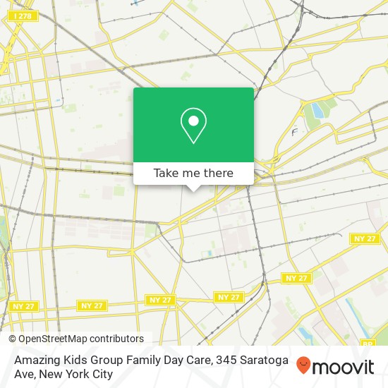 Amazing Kids Group Family Day Care, 345 Saratoga Ave map