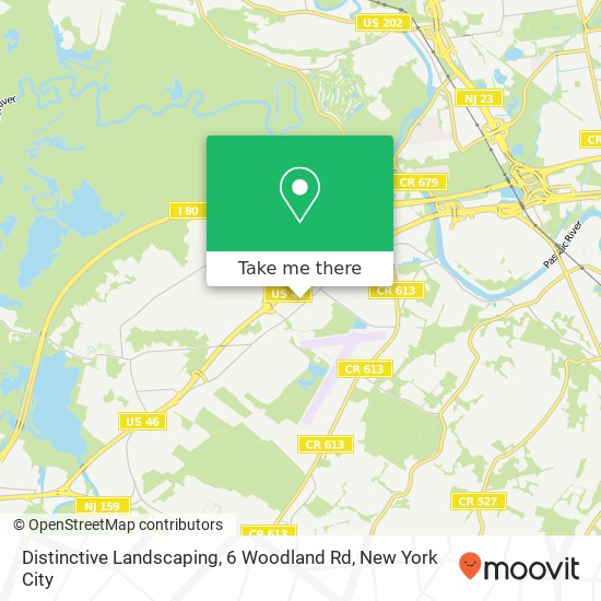 Distinctive Landscaping, 6 Woodland Rd map