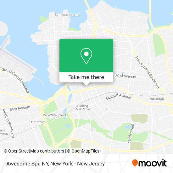 Awesome Spa NY map