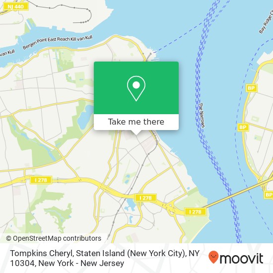 Tompkins Cheryl, Staten Island (New York City), NY 10304 map