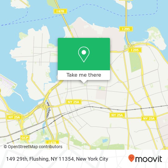 Mapa de 149 29th, Flushing, NY 11354