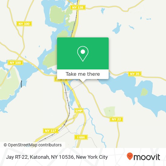Mapa de Jay RT-22, Katonah, NY 10536