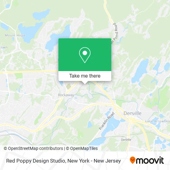 Red Poppy Design Studio map