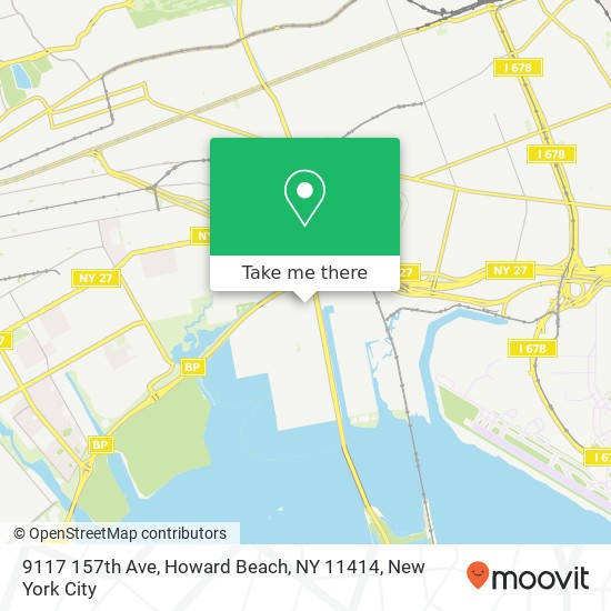 Mapa de 9117 157th Ave, Howard Beach, NY 11414