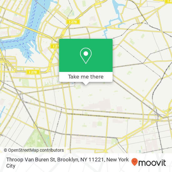 Throop Van Buren St, Brooklyn, NY 11221 map