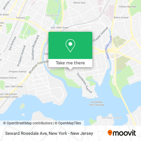 Mapa de Seward Rosedale Ave