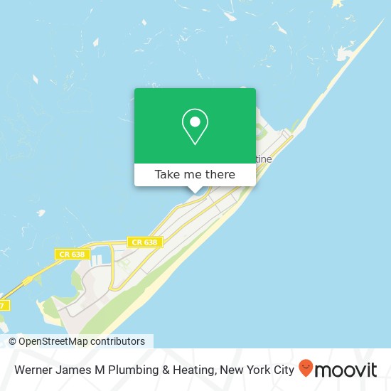 Mapa de Werner James M Plumbing & Heating