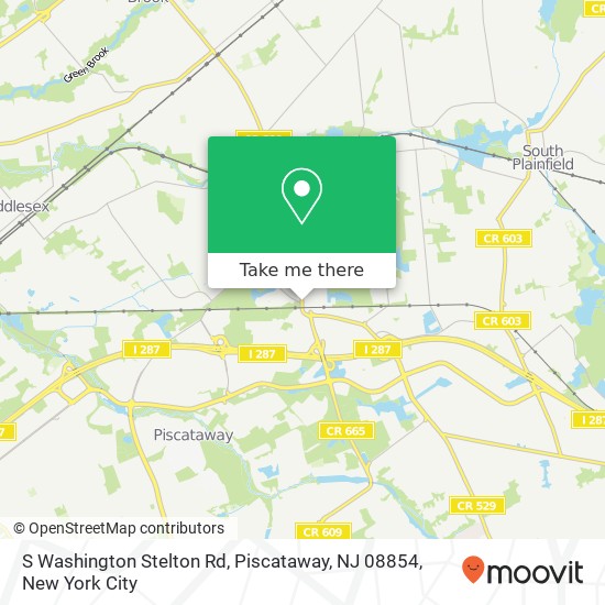 S Washington Stelton Rd, Piscataway, NJ 08854 map