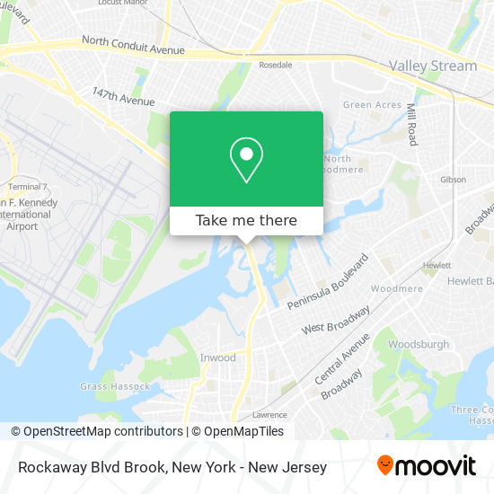 Mapa de Rockaway Blvd Brook