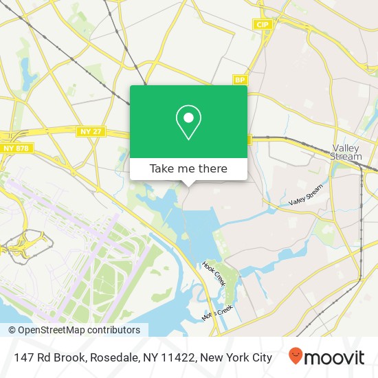 Mapa de 147 Rd Brook, Rosedale, NY 11422