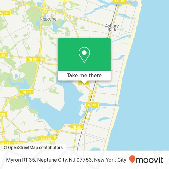 Myron RT-35, Neptune City, NJ 07753 map