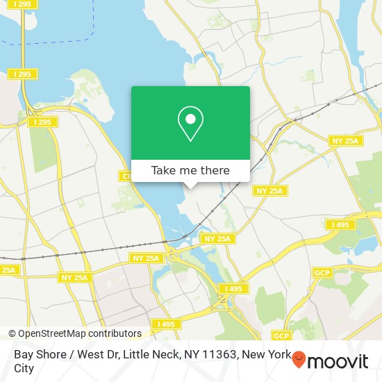 Bay Shore / West Dr, Little Neck, NY 11363 map