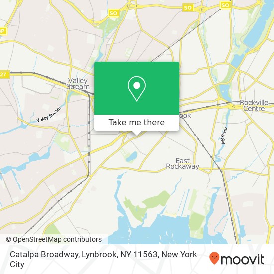 Mapa de Catalpa Broadway, Lynbrook, NY 11563