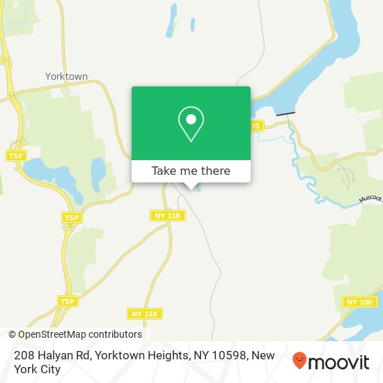 208 Halyan Rd, Yorktown Heights, NY 10598 map