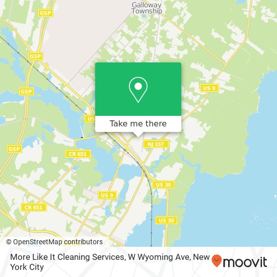 Mapa de More Like It Cleaning Services, W Wyoming Ave