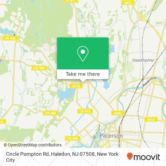 Circle Pompton Rd, Haledon, NJ 07508 map