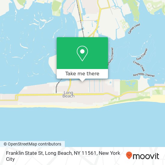 Mapa de Franklin State St, Long Beach, NY 11561