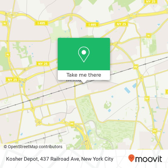 Kosher Depot, 437 Railroad Ave map