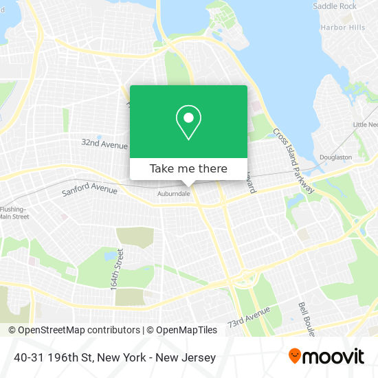 Mapa de 40-31 196th St