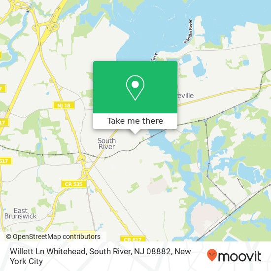 Willett Ln Whitehead, South River, NJ 08882 map