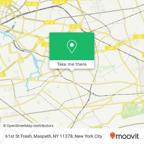 61st St Fresh, Maspeth, NY 11378 map