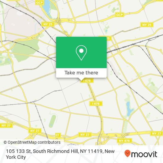105 133 St, South Richmond Hill, NY 11419 map