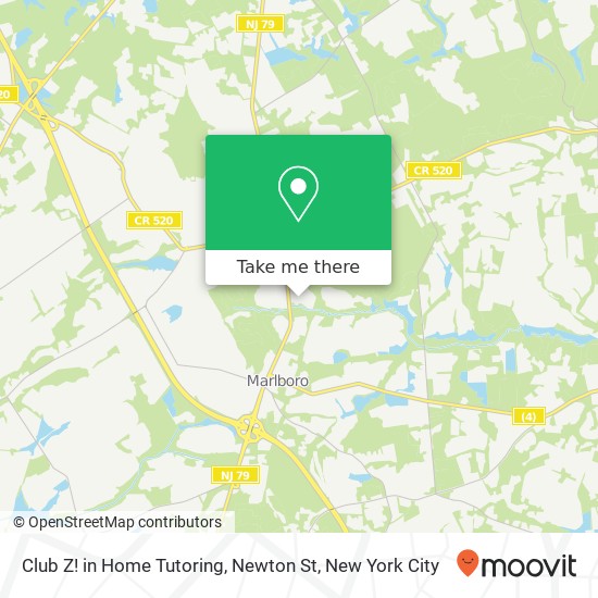 Mapa de Club Z! in Home Tutoring, Newton St