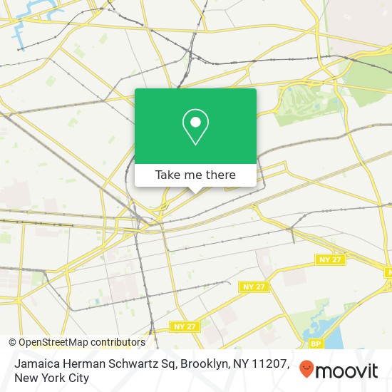 Jamaica Herman Schwartz Sq, Brooklyn, NY 11207 map