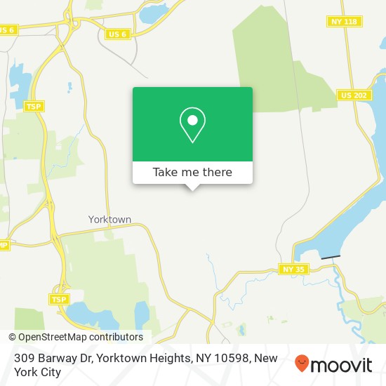 309 Barway Dr, Yorktown Heights, NY 10598 map