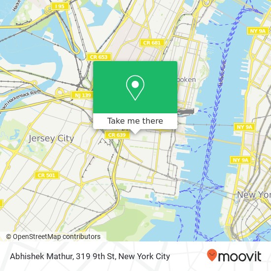Mapa de Abhishek Mathur, 319 9th St