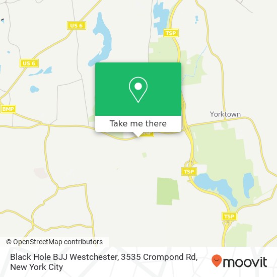 Mapa de Black Hole BJJ Westchester, 3535 Crompond Rd