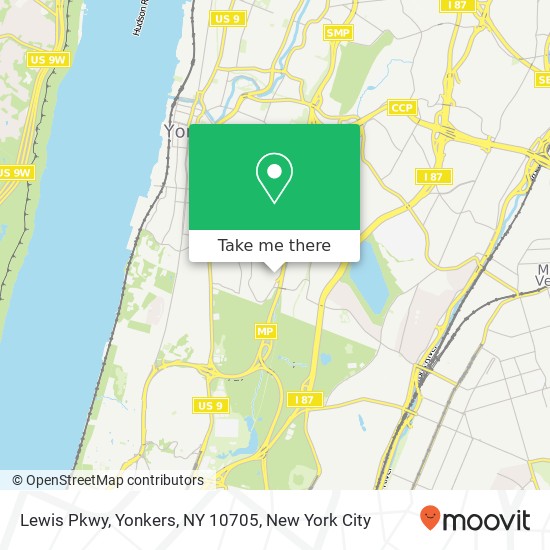 Lewis Pkwy, Yonkers, NY 10705 map