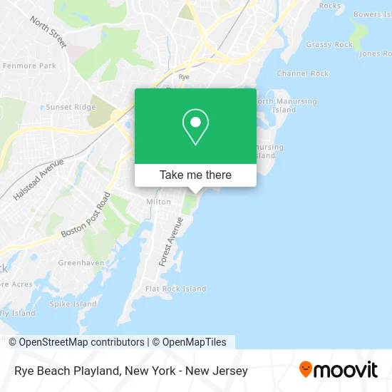 Rye Beach Playland map