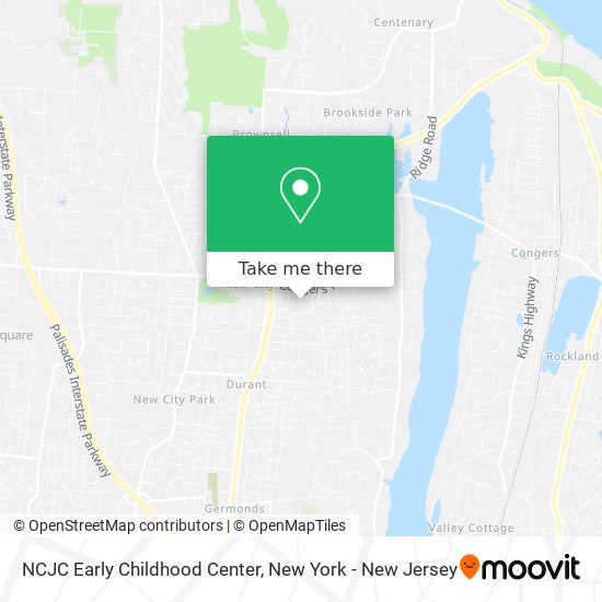 NCJC Early Childhood Center map