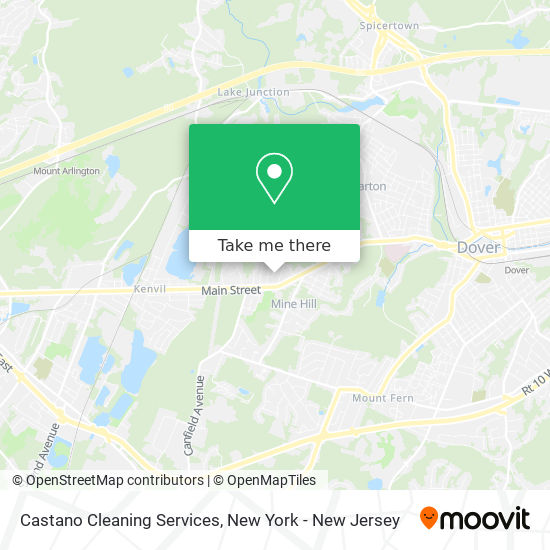 Castano Cleaning Services map