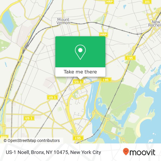 US-1 Noell, Bronx, NY 10475 map